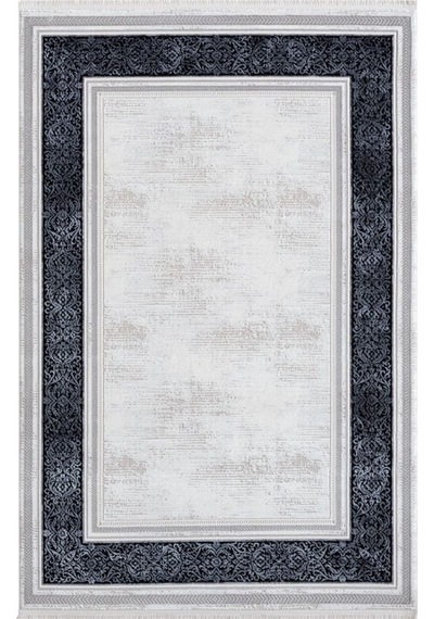 Zen Antrasit Yumuşak Dokulu Halı Kilim Salon Mutfak Dokuma Makine Halısı Renkli