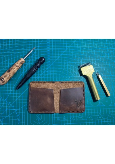 Deer Craft Timber Koyu Kahve Cüzdan Koyu Kahverengi