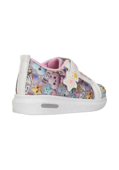 5009 Kız Çocuk Okul Öncesi Işıklı Sneaker Beyaz