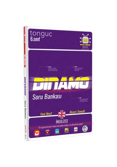 Tonguç 6.Sınıf Dinamo İngilizce Soru Bankası Test Kitabı Kitap