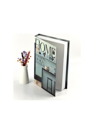 Kitap Görünümlü Dekoratif Kutu, Iskandinav Tarzı Kitap Şeklinde Saklama Kutusu, Ev Dekorasyonu, Modern Ev Dekorasyonu- Home - Dvdktpkt007