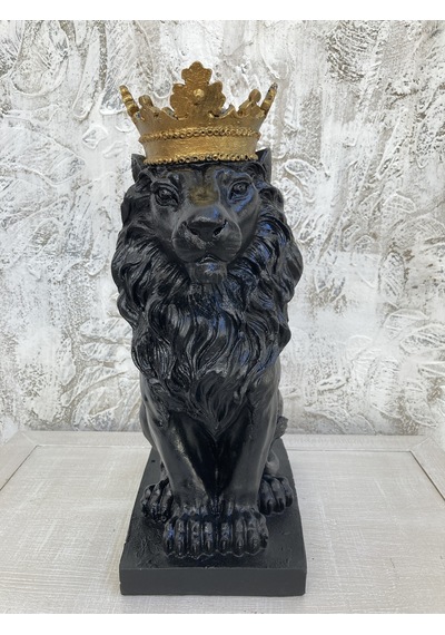 Aslan Taçlı Heykel, Biblo Siyah Büyük