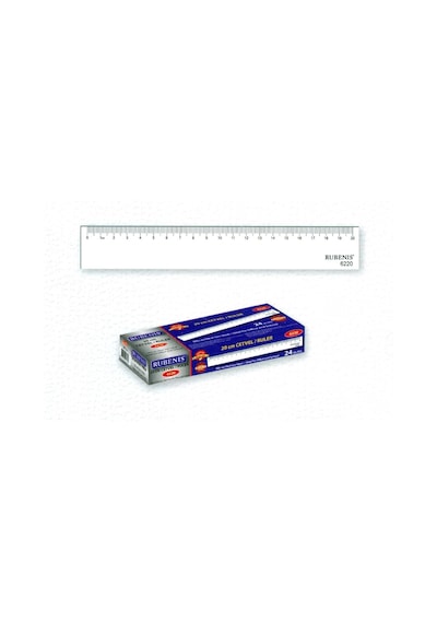 Rubenıs Akrilik Cetvel 20 CM Şeffaf