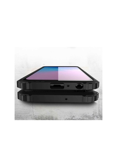 Noktaks - Samsung Galaxy Uyumlu A10s - Kılıf Çift Katman Zırh Tank Crash Military Kapak - Mavi