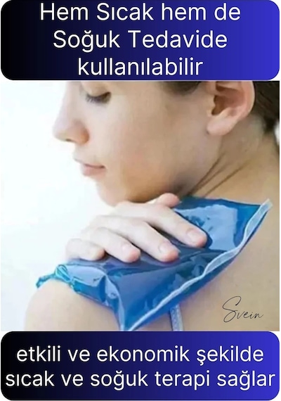 5'li Avantaj Küçük Boy Soğuk Sıcak Kompres Buz Jel Termojel El Ayak Diz Tekrar Kullanılabilir Çok Renkli