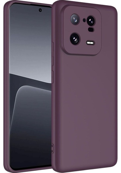 Xiaomi Mi 13 Pro Kılıf Zore Mara Lansman Kapak Koyu Mor