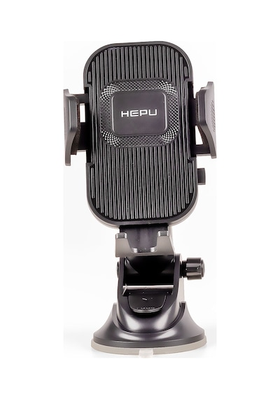 Hepu Hp-a11 Cam Tipi Araç Telefon Tutucu Güçlü Vantuzlu Ayarlanabilir Kompakt Tasarım