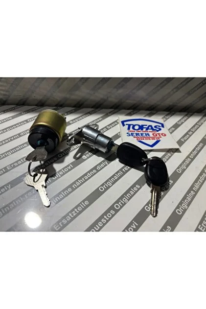 Seren Otomotiv Tofaş Murat 124 Kontak Ve Bagaj Kilidi 2 Li Takım .