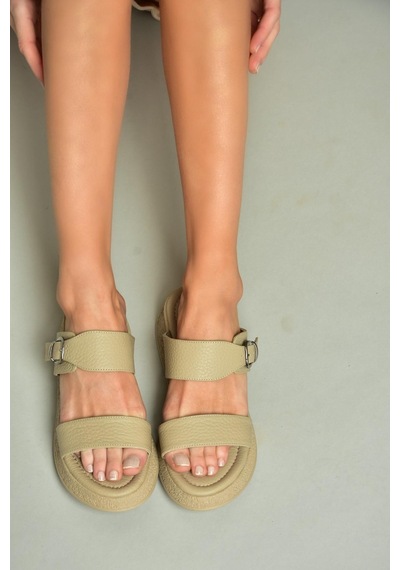Fox Shoes U555050403 Bej Hakiki Deri Kalın Tabanlı Kadın Terlik Bej-hakiki Deri Çok Renkli Fox Shoes U555050403 Bej Hakiki Deri Kalın Tabanlı Kadın Terlik Bej-hakiki Deri Çok Renkli