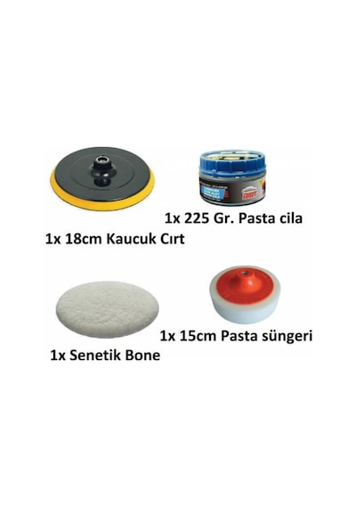 Oto Kaporta Pasta Cila Uygulama Için Peluş Pasta Sünger Flap Disk