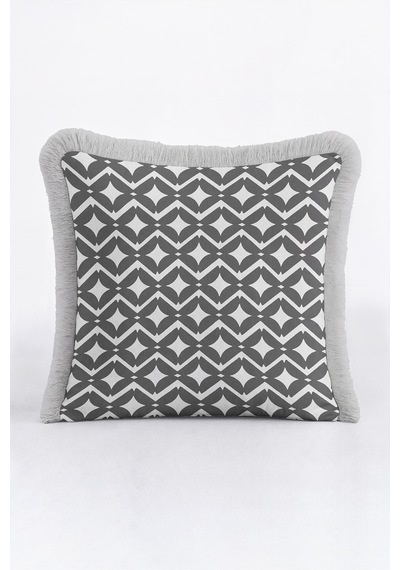 Geometrik Zigzag Desenli Şık Saçaklı Yastık Kılıfı - Etnik İskandinav Gri Püsküllü Kırlent Kılıfı Sakin Rota Nova Geometrik Zigzag Desenli Şık Saçaklı Yastık Kılıfı - Etnik İskandinav Gri Püsküllü Kırlent Kılıfı Sakin Rota Nova