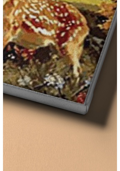Webstyle Sayılarla Boyama Seti Kasnaklı Ceylan Ailesi 40 X 50 Cm