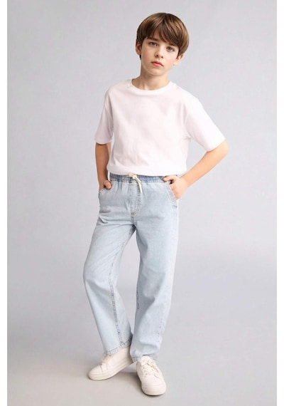 Defacto Straıght Fıt Düz Paça Jean Pantolon Erkek Çocuk B5740a826smnm39 Mavi-nm39