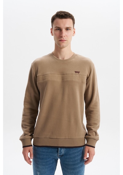 AR-MA Arma Erkek Regular Fit Selanik Sweatshirt Kazak Karbon Fırçalı, Bisiklet Yaka, Pamuk Polyester, Süs Etiketli K30124697802 Füme - Gri AR-MA Arma Erkek Regular Fit Selanik Sweatshirt Kazak Karbon Fırçalı, Bisiklet Yaka, Pamuk Polyester, Süs Etiketli K30124697802 Füme - Gri