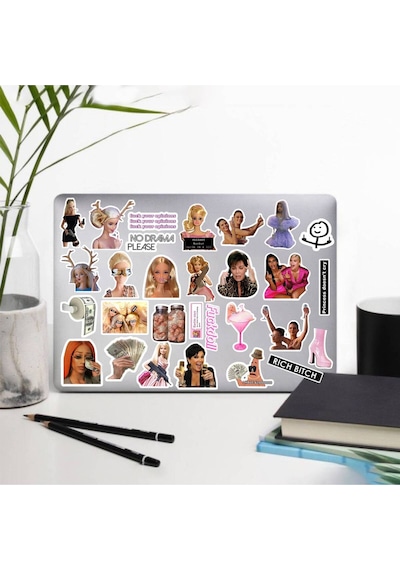 Depresyon Mood Sticker Seti Laptop Ajanda Notebook Tablet Telefon Defter Etiket Bullet Journal Diğer
