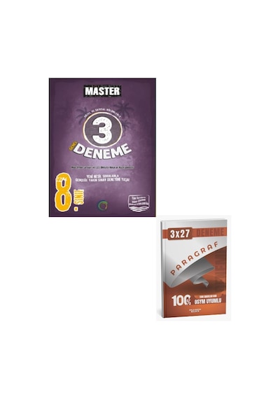 Okyanus 2027 8. Sınıf Master 3 Deneme+ Anla Kazan Paragraf