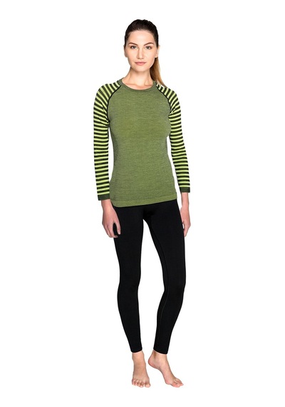 Thermoform Ultimate Merino Kadın Seamless Termal Uzun Kollu İçlik Seti Yeşil Çok Renkli Thermoform Ultimate Merino Kadın Seamless Termal Uzun Kollu İçlik Seti Yeşil Çok Renkli