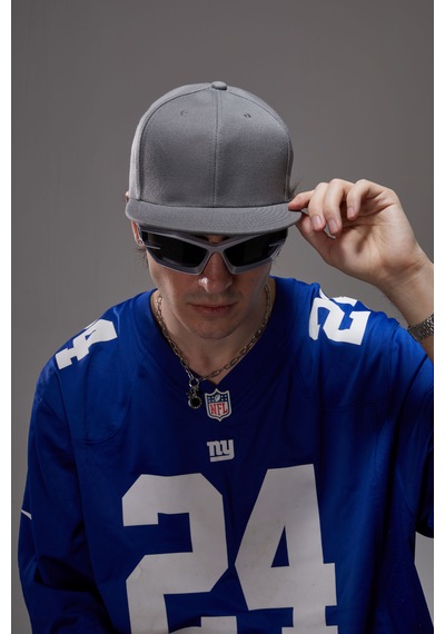 Berellini Sade Hip-hop Şapka Gri