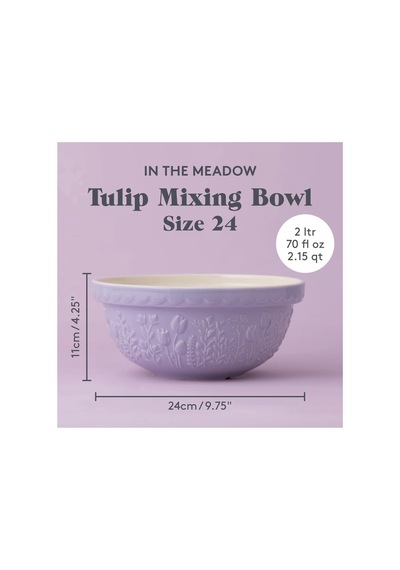 In The Meadow Tulip Mixing Bowl 24cm Karıştırma Kasesi