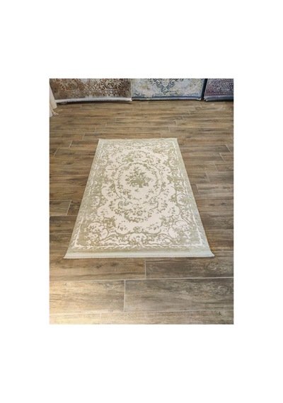Loft 3001 Yeşil Halı Çok Renkli