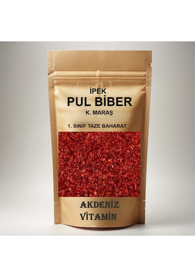 Akdeniz Vitamin İpek Pul Biber 500 G