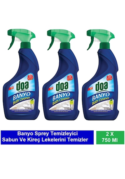 Doa Banyo Sprey 750 Ml Vegan X 3 Adet 3’lü Set