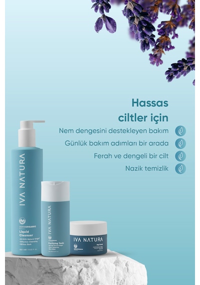Iva Natura Dermorganik Mevsimsel Denge Cilt Bakım Seti Arındırıcı,gözenek Sıkılaştırıcı 3'lü Ritüel