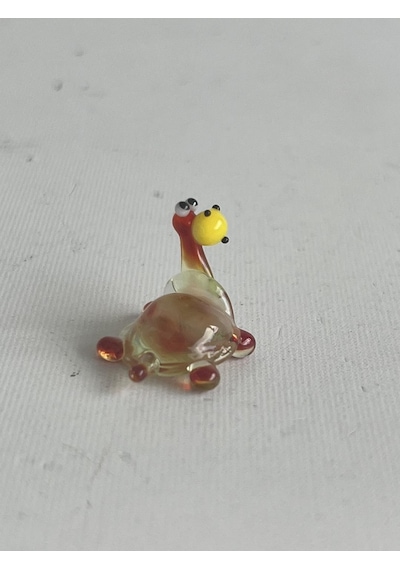 El Yapımı Mini Murano Cam Kaplumbağa Biblo A103-01
