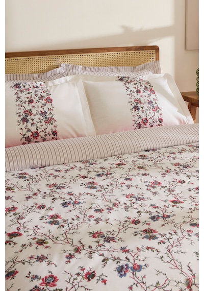 Karaca Home Inara %100 Pamuk Çift Kişilik Nevresim Takımı Kırmızı Kırmızı