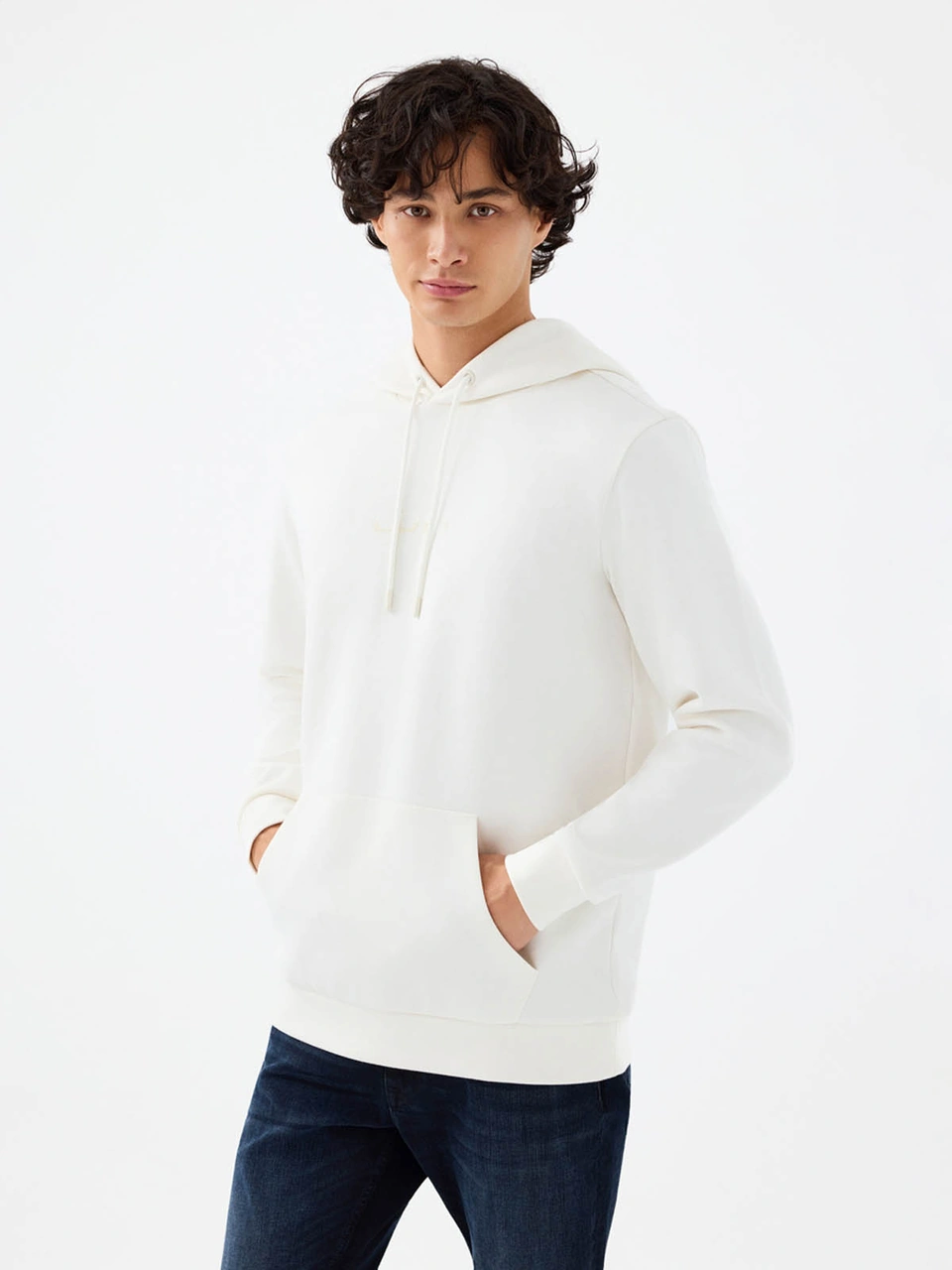 Loft Regular Fit Beyaz Erkek Sweatshirt Lf2041082 Beyaz