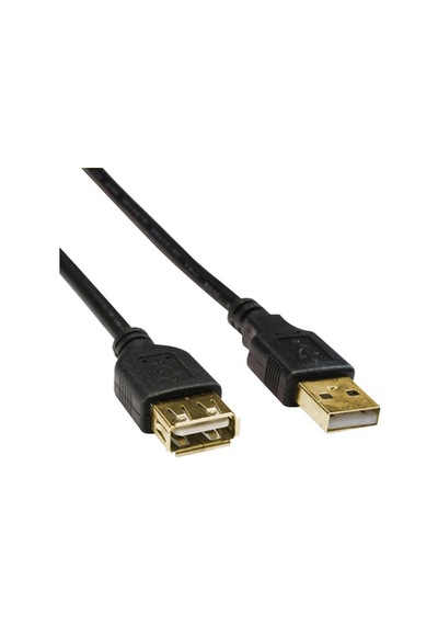 31240 Siyah Usb 2.0 Gold 10 Metre Uzatma Kablosu