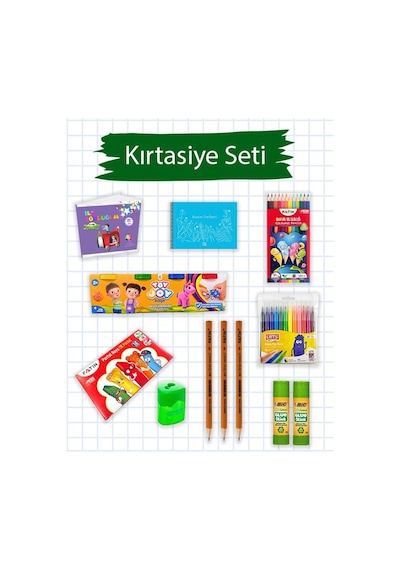 Temel Okul Kırtasiye Seti İlk Sözlüğüm Hediyeli