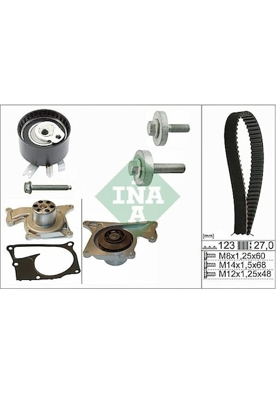 Triger Kayış Seti - Dacia Sandero, Duster, Logan, Lodgy - Schaeffler-ına-530019732