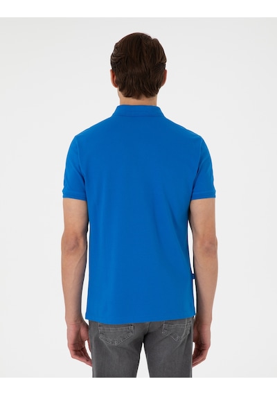 Pierre Cardin Erkek Saks Tişört Basic 50306448-vr045 Saks