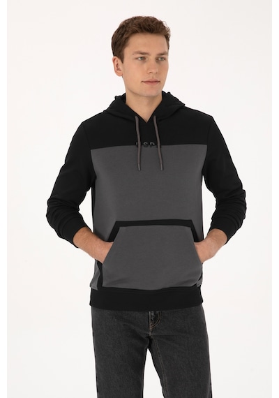 U.s. Polo Assn. Erkek Siyah Sweatshirt 50315453-vr046 Siyah