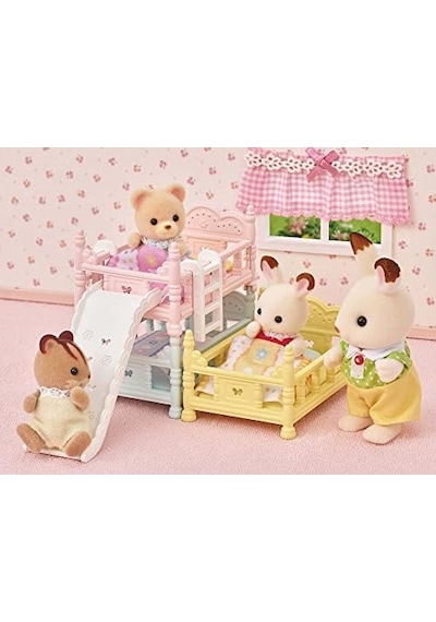 Sylvanian Families Epoch Üç Katlı Ranza Seti, Oyuncak Abanoz