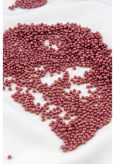 Bordo Tonunda 3 Mm Plastik İnci Boncuk Takı Aksesuar Malzemesi 25 Gr