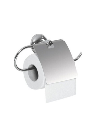 Buççin Online Mağaza Metal Kapaklı Wc Kağıtlık Kare Metal Gri Çok Renkli