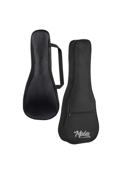 Midex Cs-21a-50x Soprano Ukulele Çantası 50'li Paket Kaliteli Siyah Kılıf 50 Adet