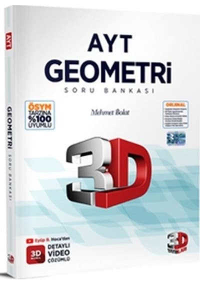 2025 Ayt Geometri Soru Bankası 3d Yayınları