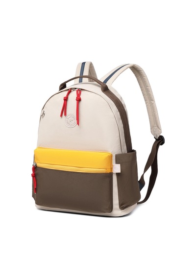 Smart Bags Uniseks Sırt Çantası 3181 Bej - Kahve