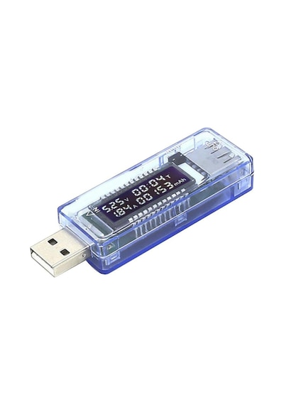 Keweısı Usb Akım Ve Voltaj Ölçer V20