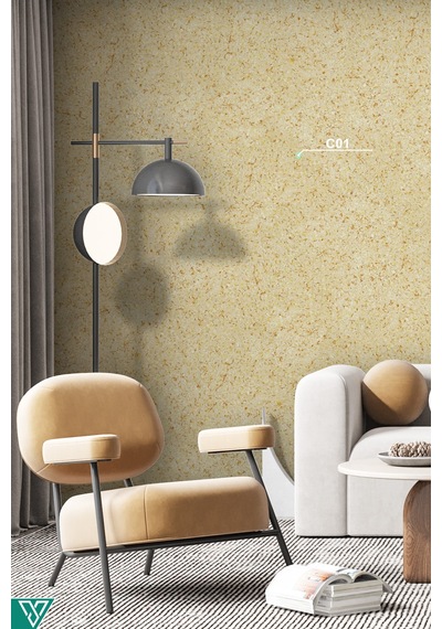 Ventrawall İpek Sıva Duvar Boyası Krem C01- 5kg-16,5m²
