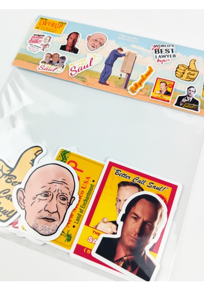 Better Call Saul Sticker Paketi 12 Parça Kaliteli Su Geçirmez Etiket Seti Çok Renkli