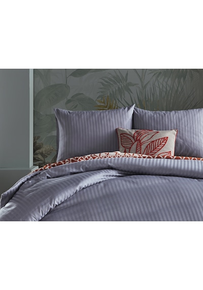 Doqu Home Saten Artline Çift Kişilik Nevresim Takımı - Gri
