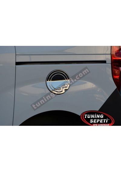 Fiat Doblo 2010 Sonrası Depo Kapağı Paslanmaz Çelik