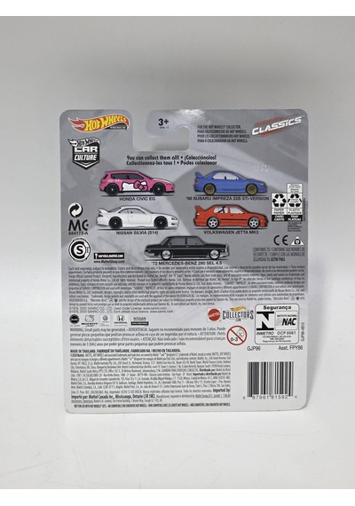 Hot Wheels Premium Car Culture '98 Subaru Impreza 22b Sti-version Mavi