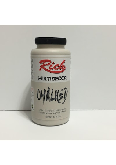 Rich Multi Decor Chalked Akrilik Boya 500 Cc. 4574 Paris Gri