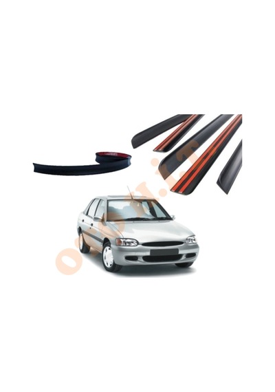 Ford Escort Uyumlu Bagaj Üstü Spoiler Mat Siyah