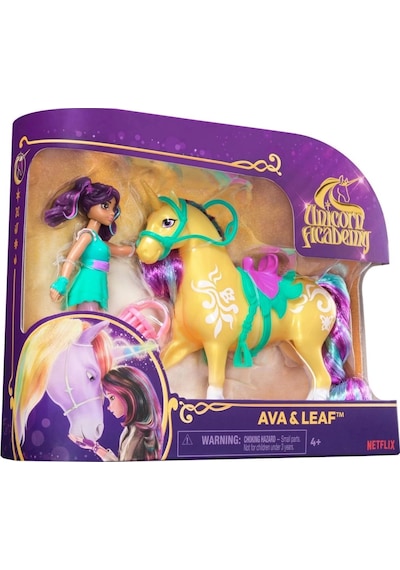 Mey İthalat Unicorn Academy Ava Ve Tek Boynuzlu At Leaf Seti 12 Cm